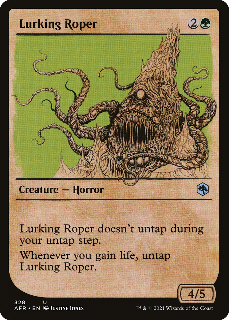 Lurking Roper (AFR-328) [Adventures in the Forgotten Realms] (Showcase) MTG Single Wizards of the Coast