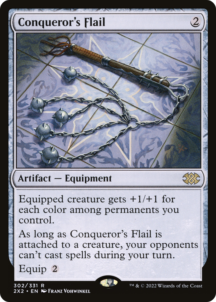 Conqueror's Flail (2X2-302) [Double Masters 2022] MTG Single Wizards of the Coast