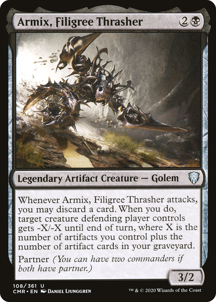 Armix, Filigree Thrasher (CMR-108) [Commander Legends] Foil MTG Single Wizards of the Coast