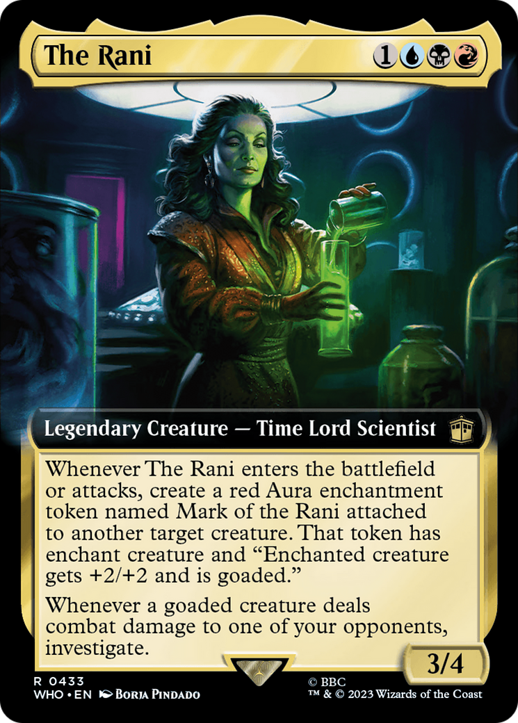 The Rani (WHO-433) [Doctor Who] (Extended Art) MTG Single Wizards of the Coast