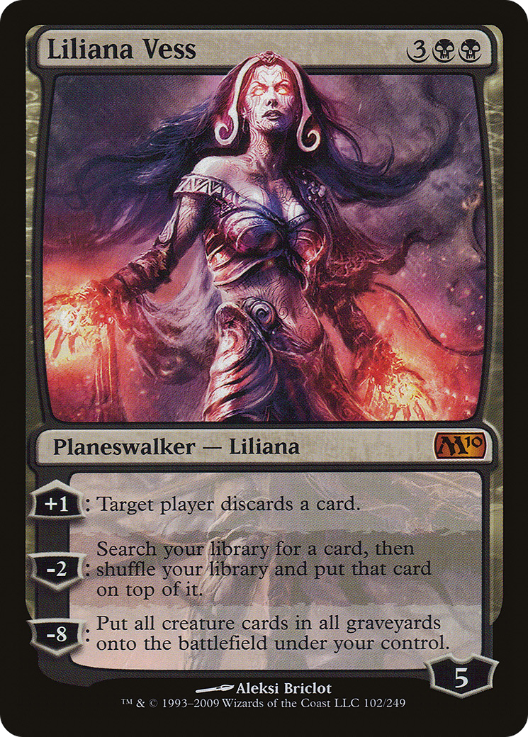 Liliana Vess (M10-102) [Magic 2010] MTG Single Wizards of the Coast