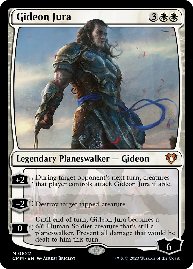Gideon Jura (CMM-822) [Commander Masters] MTG Single Wizards of the Coast