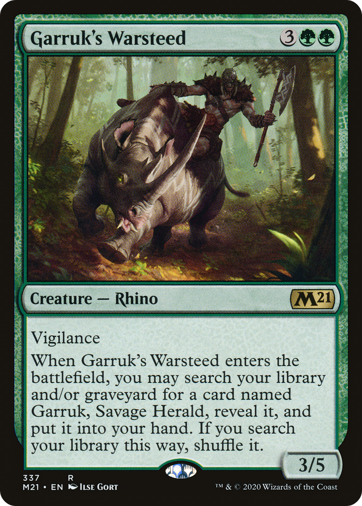 Garruk's Warsteed (M21-337) [Core Set 2021] MTG Single Wizards of the Coast