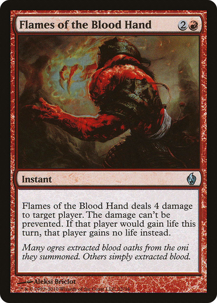 Flames of the Blood Hand (PD2-022) [Misc] Premium Deck Series: Fire and Lightning Foil MTG Single Wizards of the Coast
