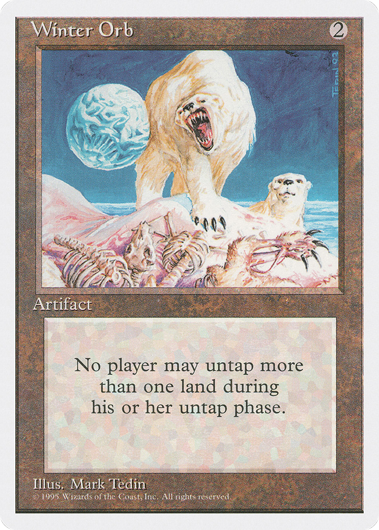 Winter Orb (4ED-376) [Fourth Edition] MTG Single Wizards of the Coast