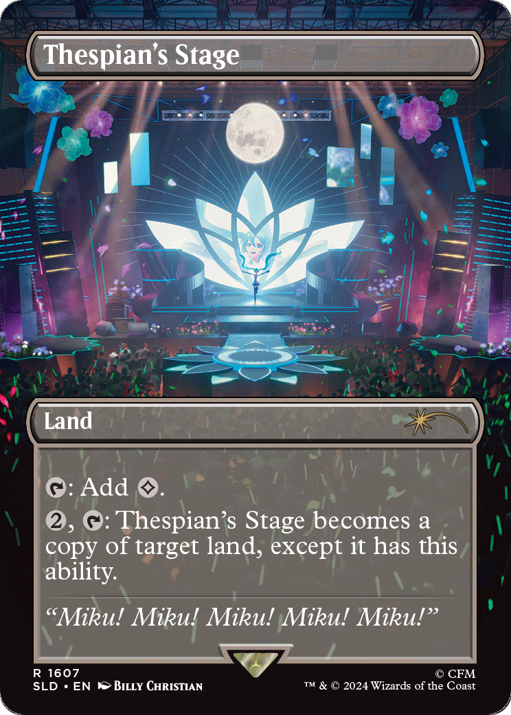 Thespian's Stage (1607) (SLD-1607) [Secret Lair] Drop (Borderless) MTG Single Wizards of the Coast