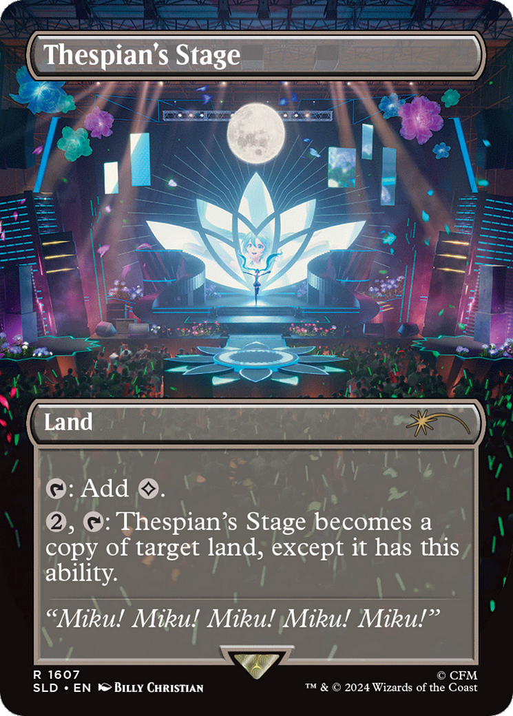 Thespian's Stage (SLD-1607) [Secret Lair] Drop (Borderless) MTG Single Wizards of the Coast