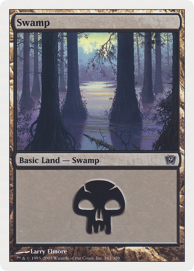 Swamp (342) (9ED-342) [9th Edition] MTG Single Wizards of the Coast