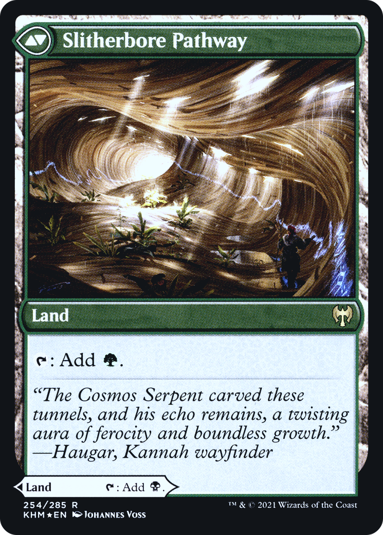 Darkbore Pathway (PRE-254) [Kaldheim Promos] Foil MTG Single Wizards of the Coast