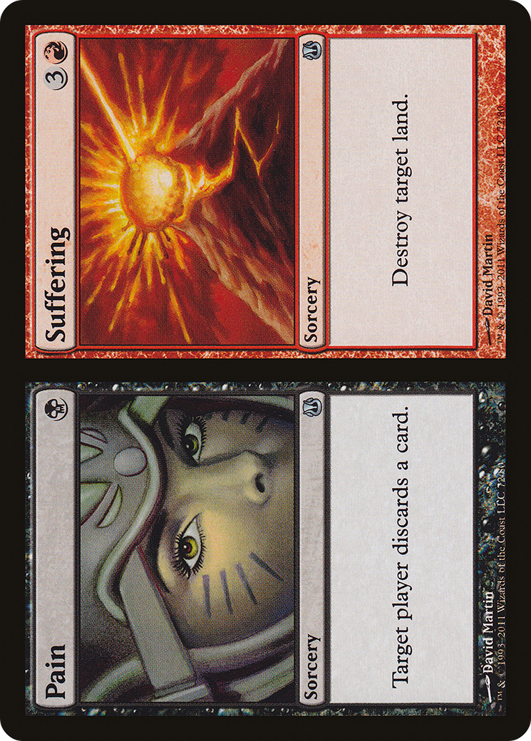 Pain // Suffering (DDH-072) [Misc] Duel Decks: Ajani vs. Nicol Bolas MTG Single Wizards of the Coast