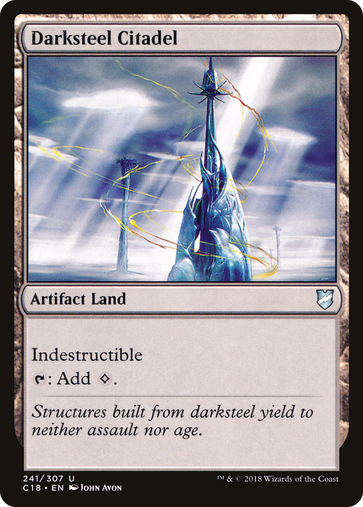 Darksteel Citadel (C18-241) [Commander 2018] MTG Single Wizards of the Coast