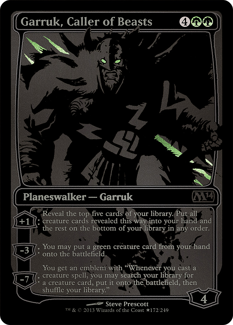 Garruk, Caller of Beasts (SDCC 2013 Exclusive) (MEDIA-172) [Misc] San Diego Comic-Con 2013 Foil MTG Single Wizards of the Coast