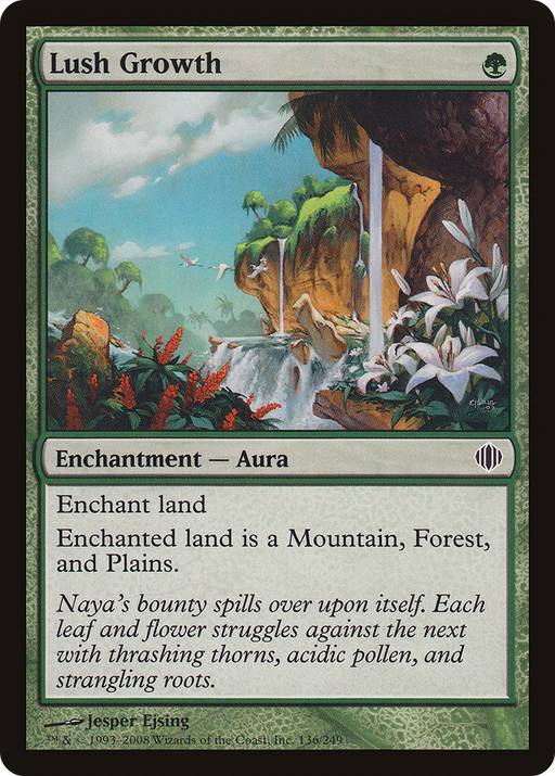 Lush Growth (ALA-136) [Shards of Alara] MTG Single Wizards of the Coast