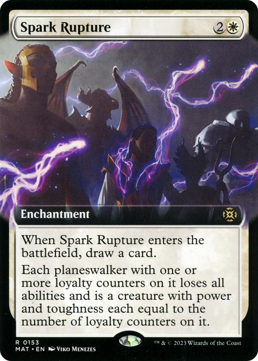 Spark Rupture (MAT-153) [March of the Machine: The Aftermath] (Extended Art) Foil MTG Single Wizards of the Coast