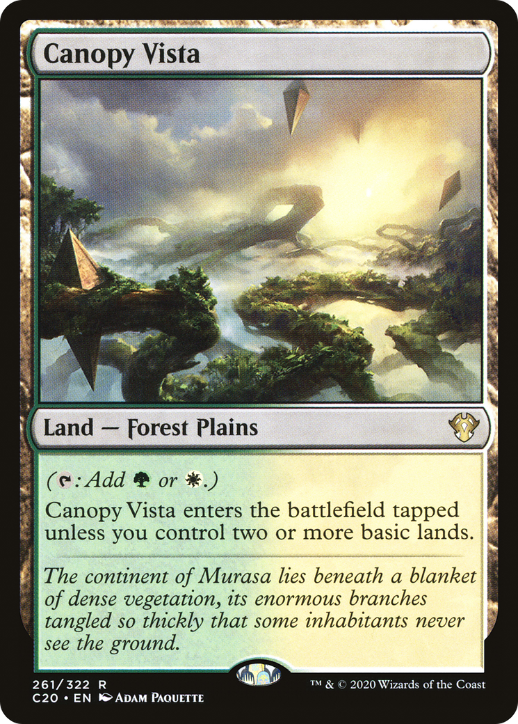 Canopy Vista (C20-261) [Commander 2020] MTG Single Wizards of the Coast