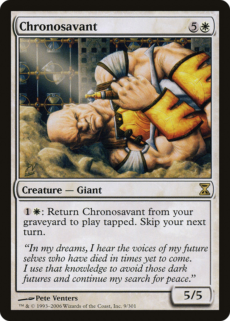 Chronosavant (TSP-009) [Time Spiral] Foil MTG Single Wizards of the Coast