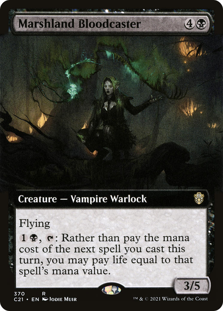 Marshland Bloodcaster (C21-370) [Commander 2021] (Extended Art) MTG Single Wizards of the Coast