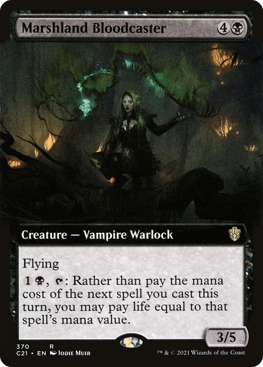 Marshland Bloodcaster (C21-370) [Commander 2021] (Extended Art) MTG Single Wizards of the Coast