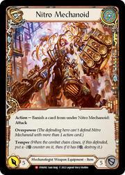 Construct Nitro Mechanoid // Nitro Mechanoid [DYN092] (Dynasty)  Rainbow Foil Flesh And Blood Single Flesh And Blood   