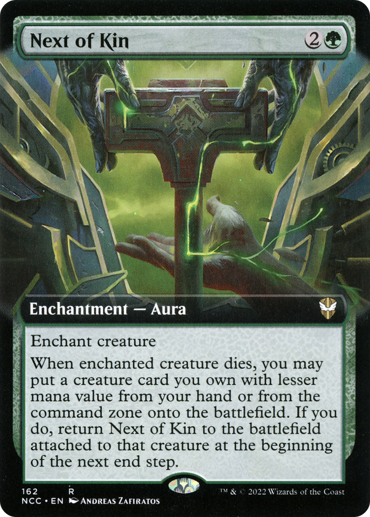 Next of Kin (NCC-162) [New Capenna Commander] (Extended Art) MTG Single Wizards of the Coast