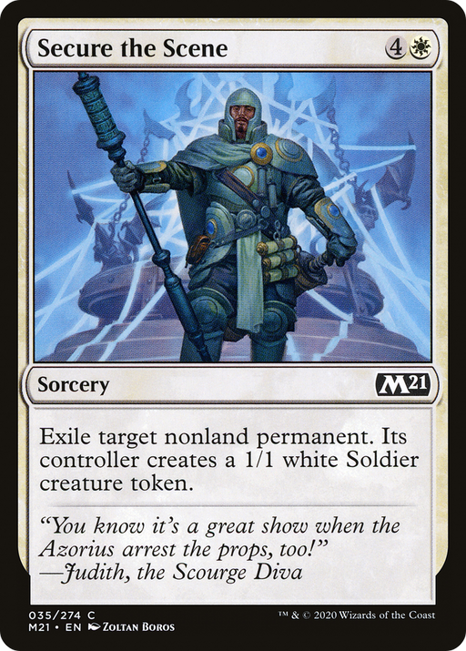 Secure the Scene (M21-035) [Core Set 2021] MTG Single Wizards of the Coast