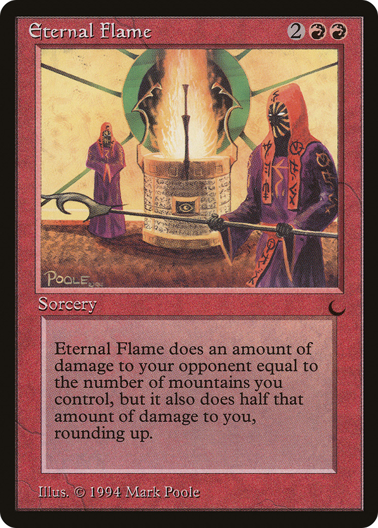 Eternal Flame (DRK-) [Oldschool] The Dark MTG Single Wizards of the Coast