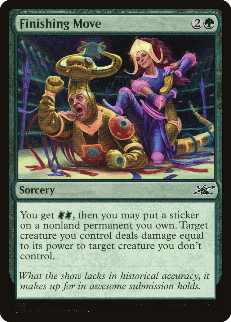 Finishing Move (Galaxy Foil) (UNF-425) [Unfinity] Foil MTG Single Wizards of the Coast