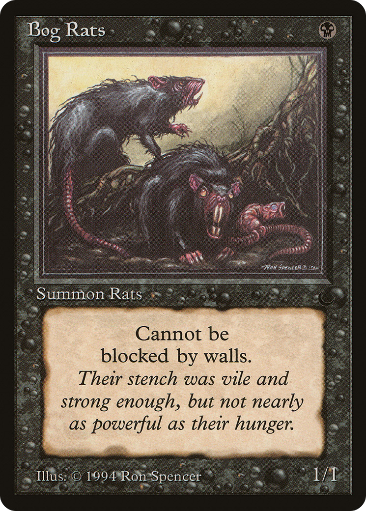 Bog Rats (DRK-042) [Oldschool] The Dark MTG Single Wizards of the Coast