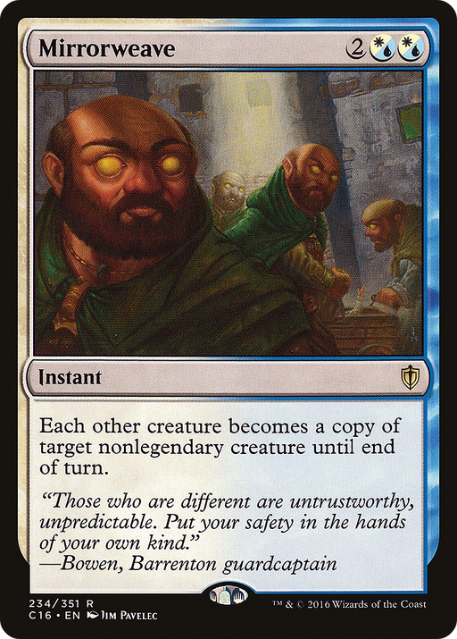 Mirrorweave (C16-234) [Commander 2016] MTG Single Wizards of the Coast