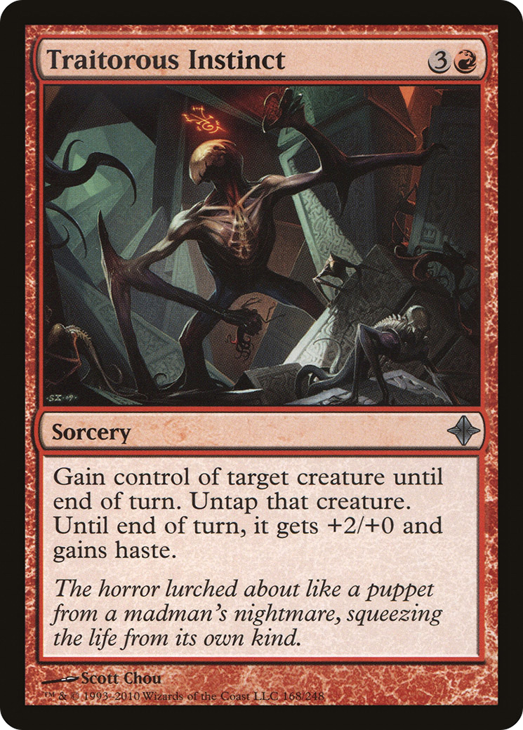 Traitorous Instinct (ROE-168) [Rise of the Eldrazi] MTG Single Wizards of the Coast