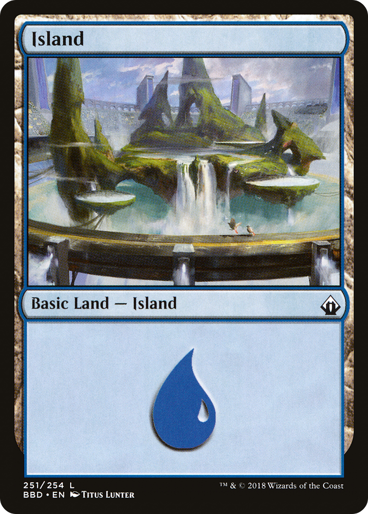 Island (BBD-251) [Battlebond] MTG Single Wizards of the Coast