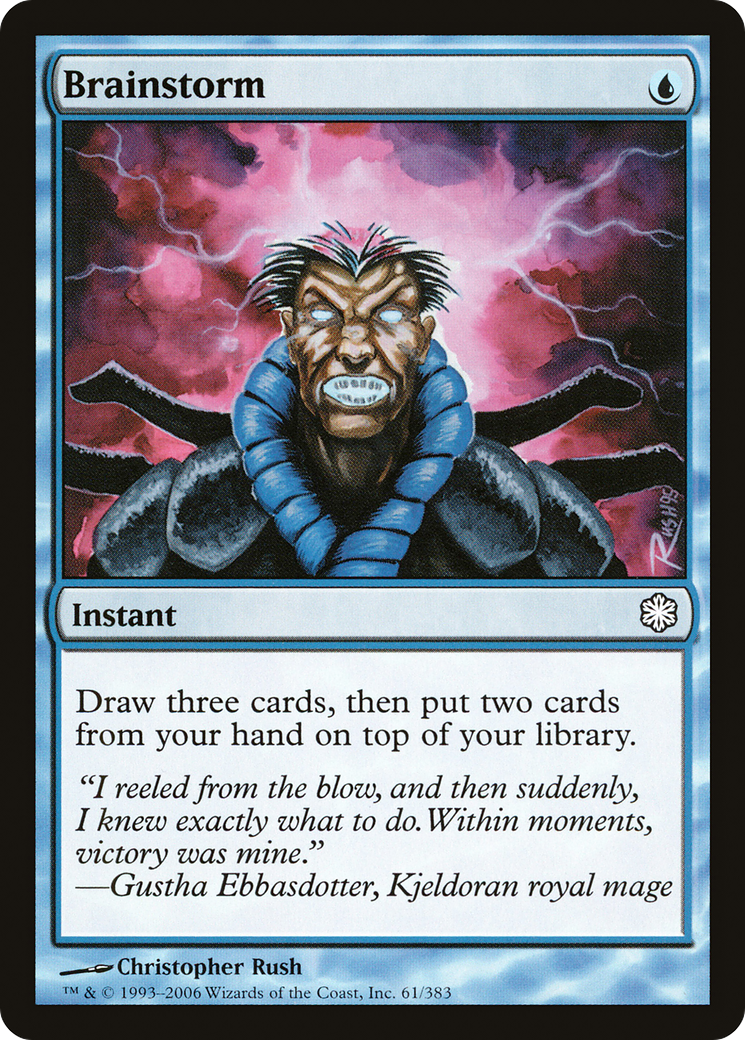 Brainstorm (CTD-061) [Misc] Coldsnap Theme Decks MTG Single Wizards of the Coast