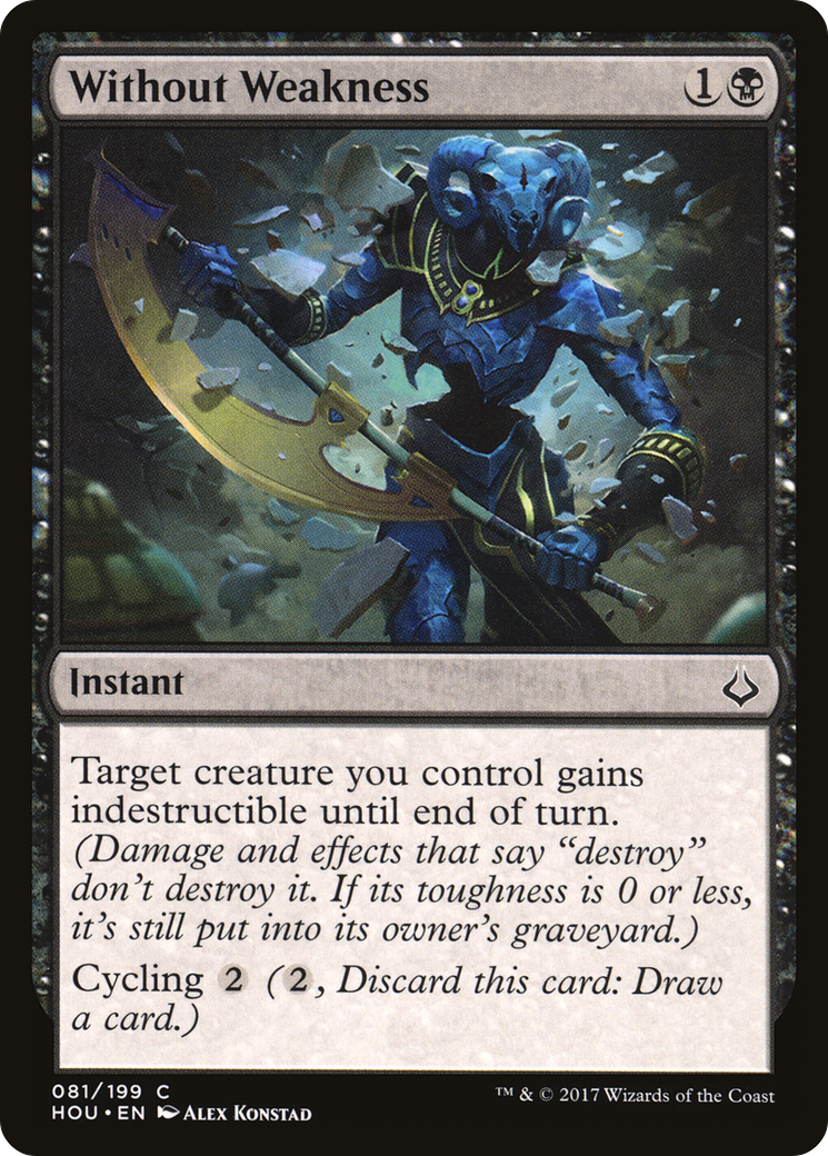 Without Weakness (HOU-081) [Hour of Devastation] MTG Single Wizards of the Coast