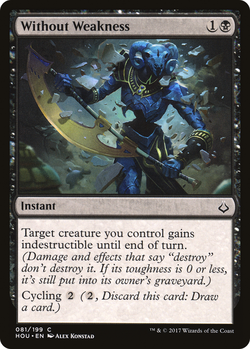 Without Weakness (HOU-081) [Hour of Devastation] MTG Single Wizards of the Coast