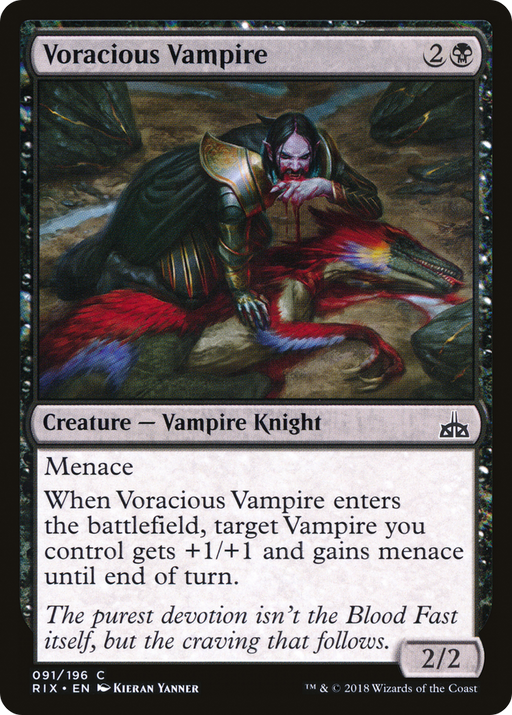 Voracious Vampire (RIX-091) [Rivals of Ixalan] MTG Single Wizards of the Coast