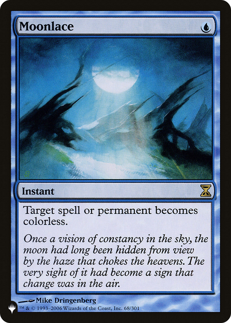 Moonlace (LIST-TSP-68) [Mystery Booster] The List MTG Single Wizards of the Coast