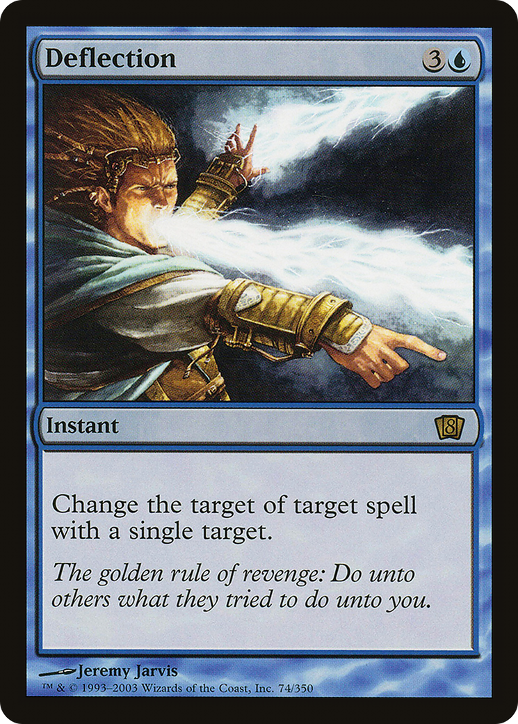 Deflection (8ED-074) [8th Edition] Foil MTG Single Wizards of the Coast