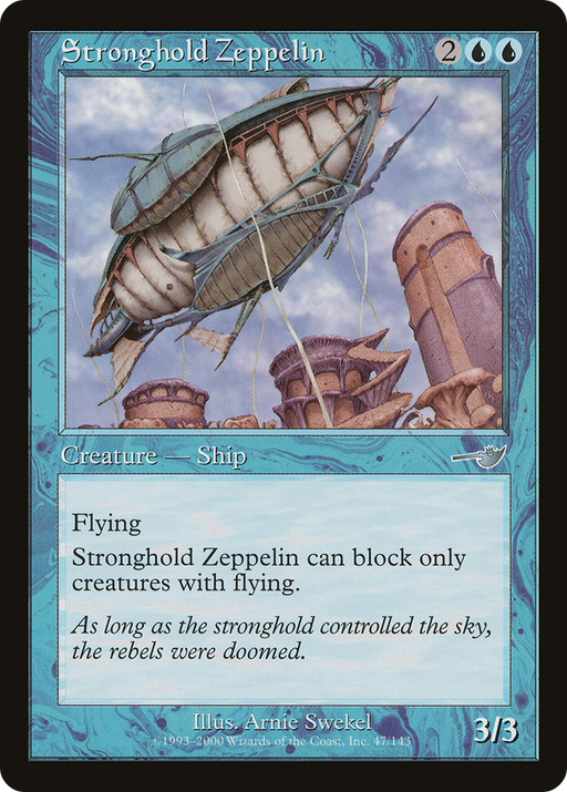 Stronghold Zeppelin (NMS-047) [Nemesis] MTG Single Wizards of the Coast