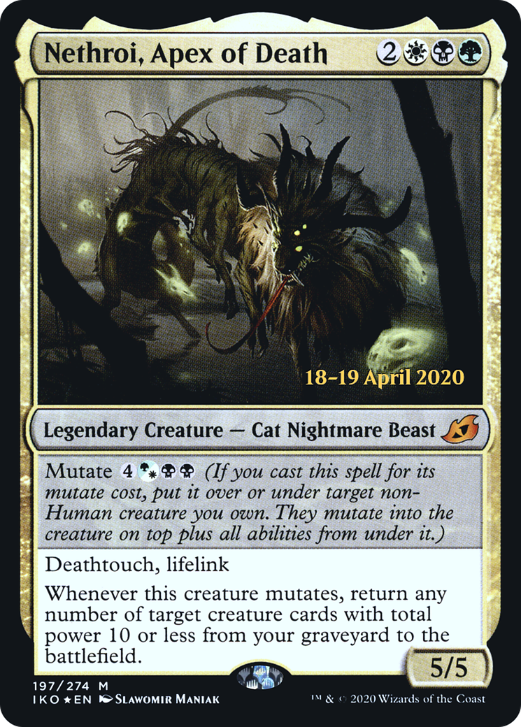 Nethroi, Apex of Death (PRE-197) [Ikoria: Lair of Behemoths Promos] Foil MTG Single Wizards of the Coast