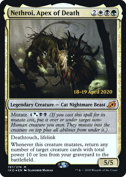 Nethroi, Apex of Death (PRE-197) [Ikoria: Lair of Behemoths Promos] Foil MTG Single Wizards of the Coast