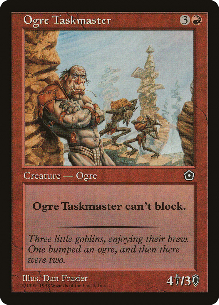Ogre Taskmaster (P02-112) [Misc] Portal Second Age MTG Single Wizards of the Coast