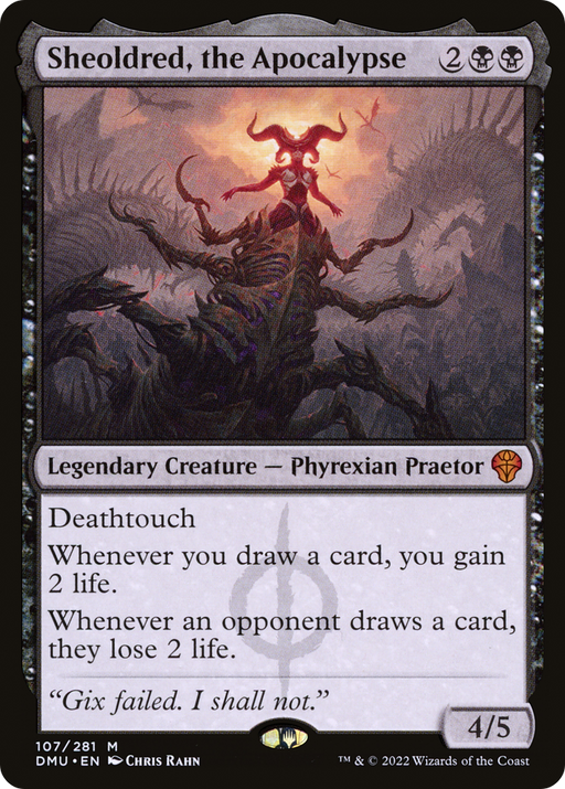 Sheoldred, the Apocalypse (DMU-107) [Dominaria United] MTG Single Wizards of the Coast