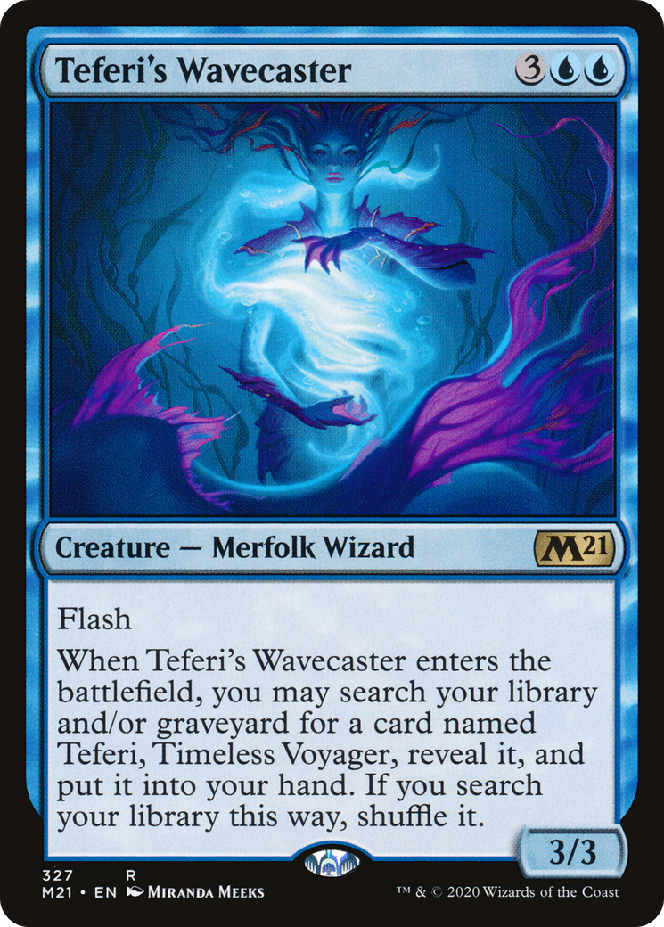 Teferi's Wavecaster (M21-327) [Core Set 2021] MTG Single Wizards of the Coast