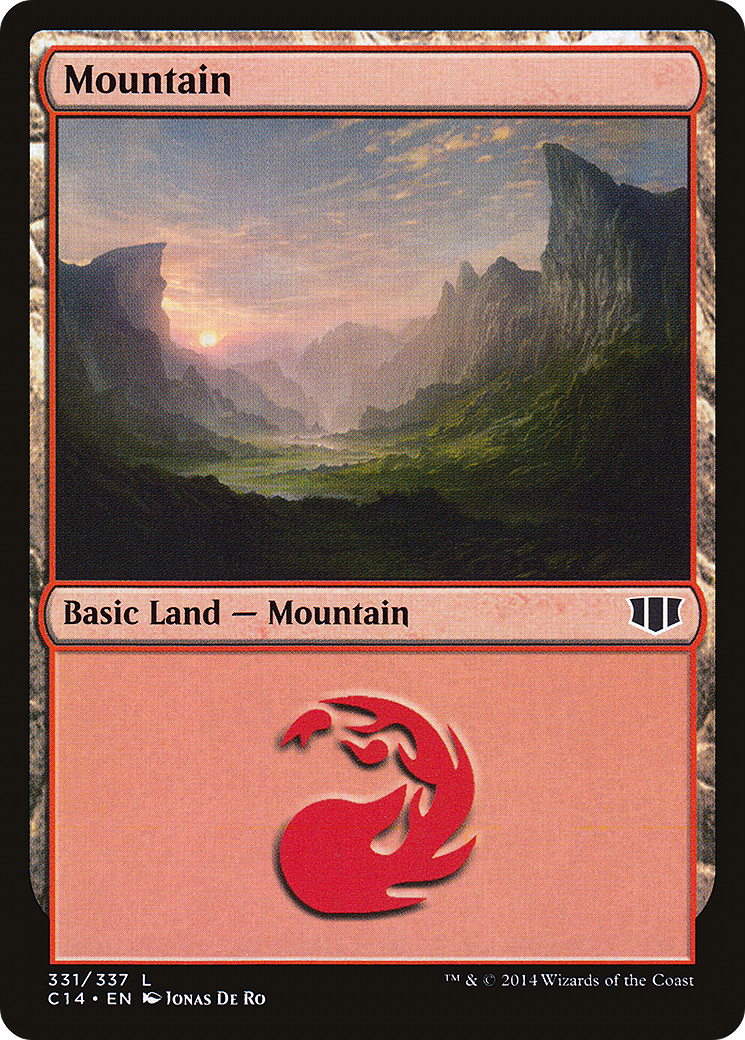 Mountain (331) (C14-331) [Commander 2014] MTG Single Wizards of the Coast