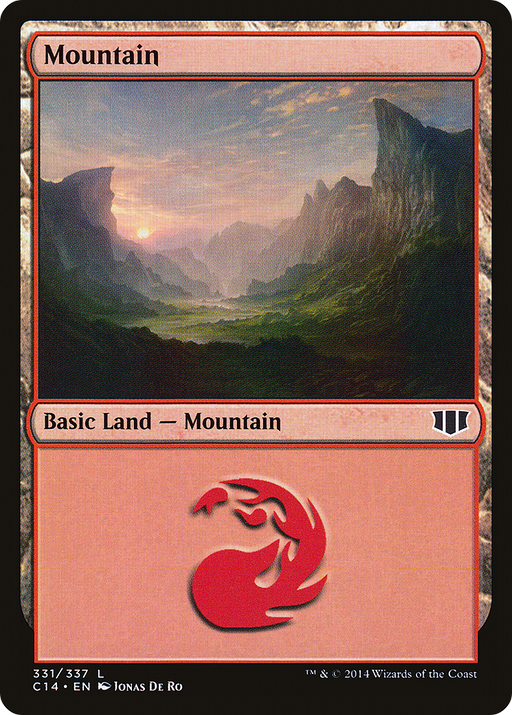 Mountain (331) (C14-331) [Commander 2014] MTG Single Wizards of the Coast
