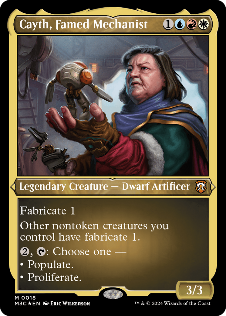 Cayth, Famed Mechanist (M3C-018) [Modern Horizons 3 Commander] Etched Foil MTG Single Wizards of the Coast