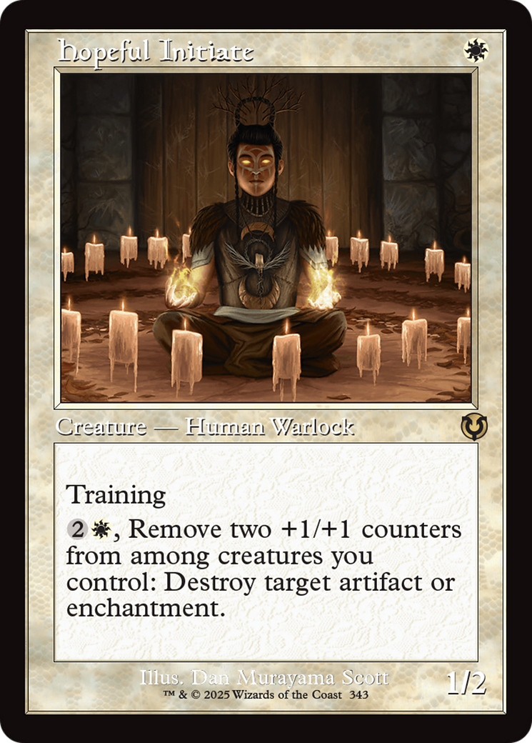 Hopeful Initiate (INR-343) [Innistrad Remastered] MTG Single Wizards of the Coast