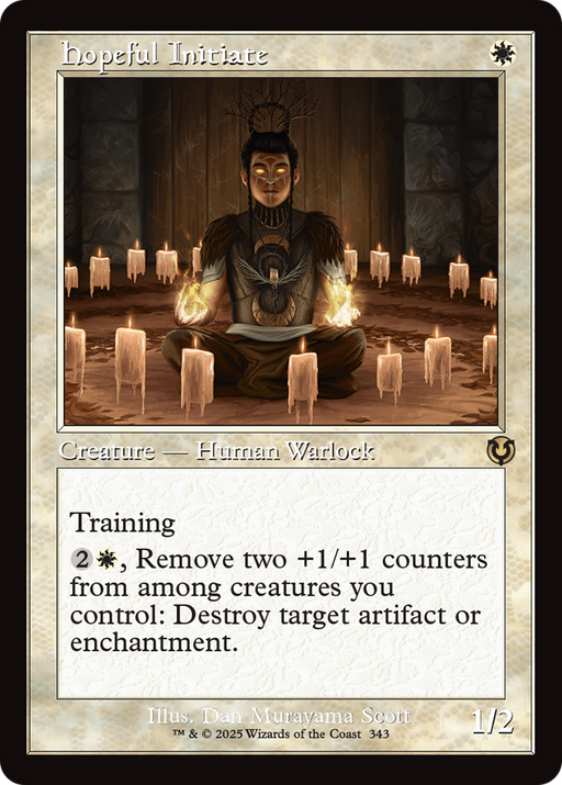 Hopeful Initiate (INR-343) [Innistrad Remastered] MTG Single Wizards of the Coast