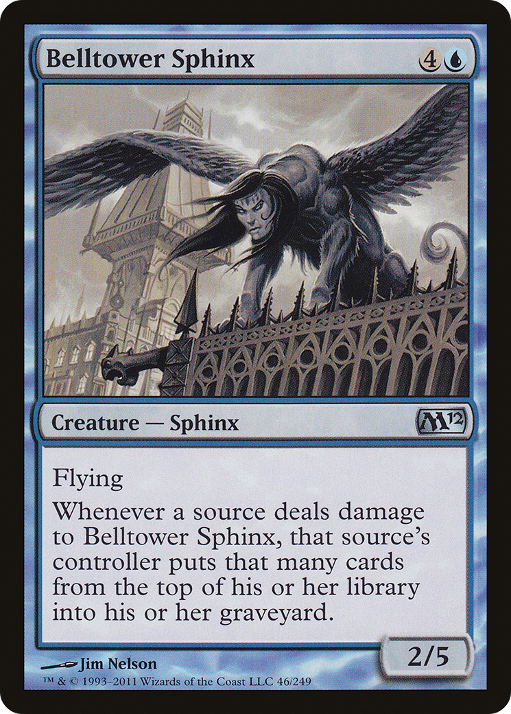 Belltower Sphinx (M12-046) [Magic 2012] Foil MTG Single Wizards of the Coast