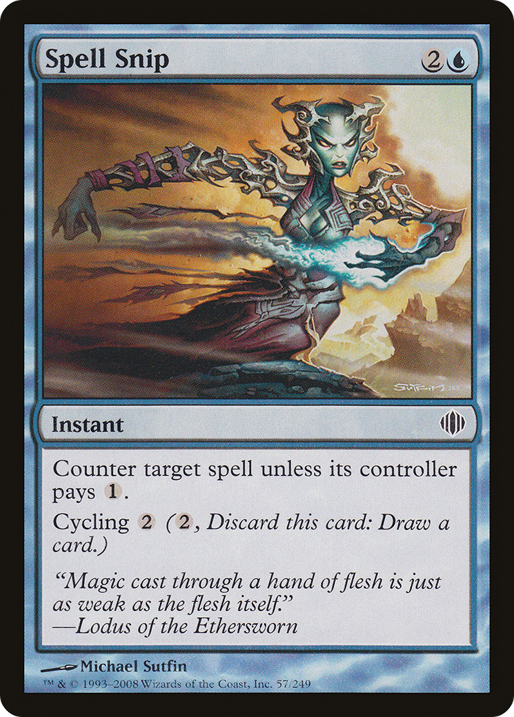 Spell Snip (ALA-057) [Shards of Alara] Foil MTG Single Wizards of the Coast